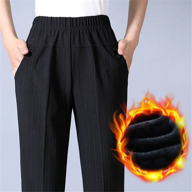 2021 Extra Large Size Women Pants Loose High Waist Elastic Sizes XL - 8XL