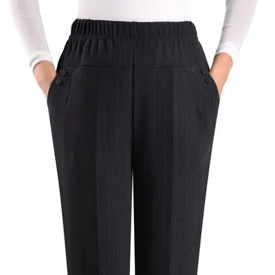 2021 Extra Large Size Women Pants Loose High Waist Elastic Sizes XL - 8XL