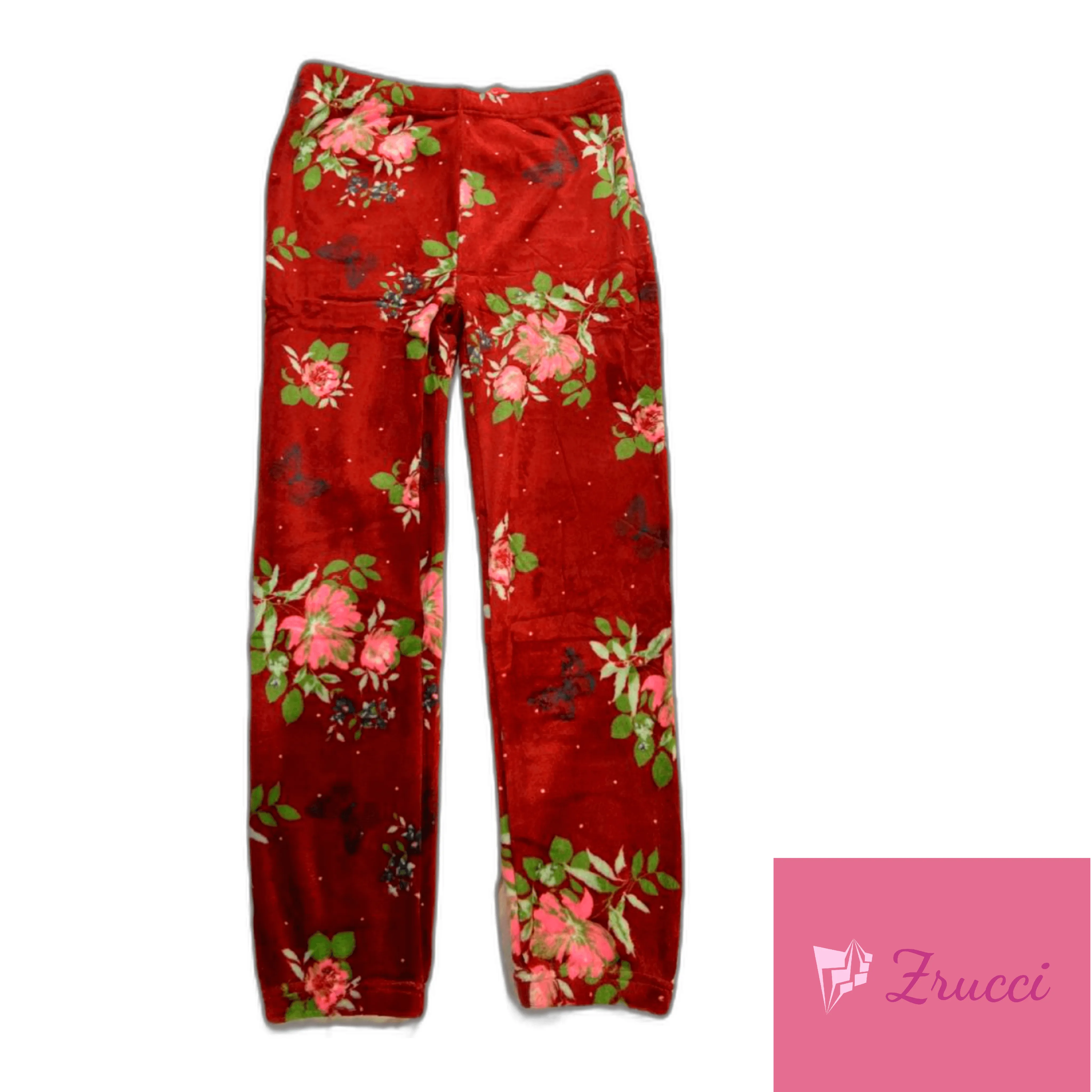 3 PACK! Women's Flower Ultra Plush Stretchy Cozy Pajama/Lounge Pants (Multiple Sizes and Colors)