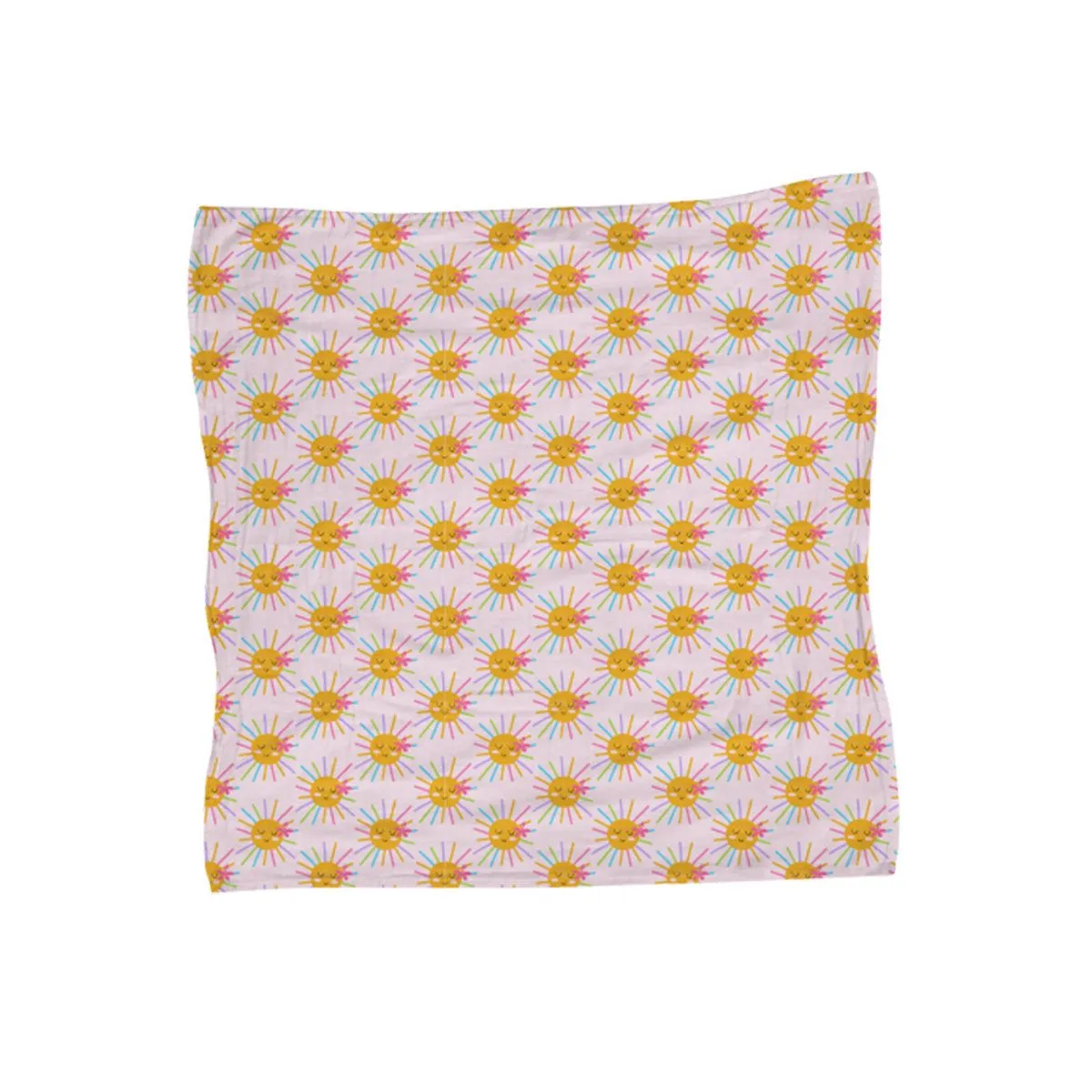 47in Sunny Love Muslin Blanket