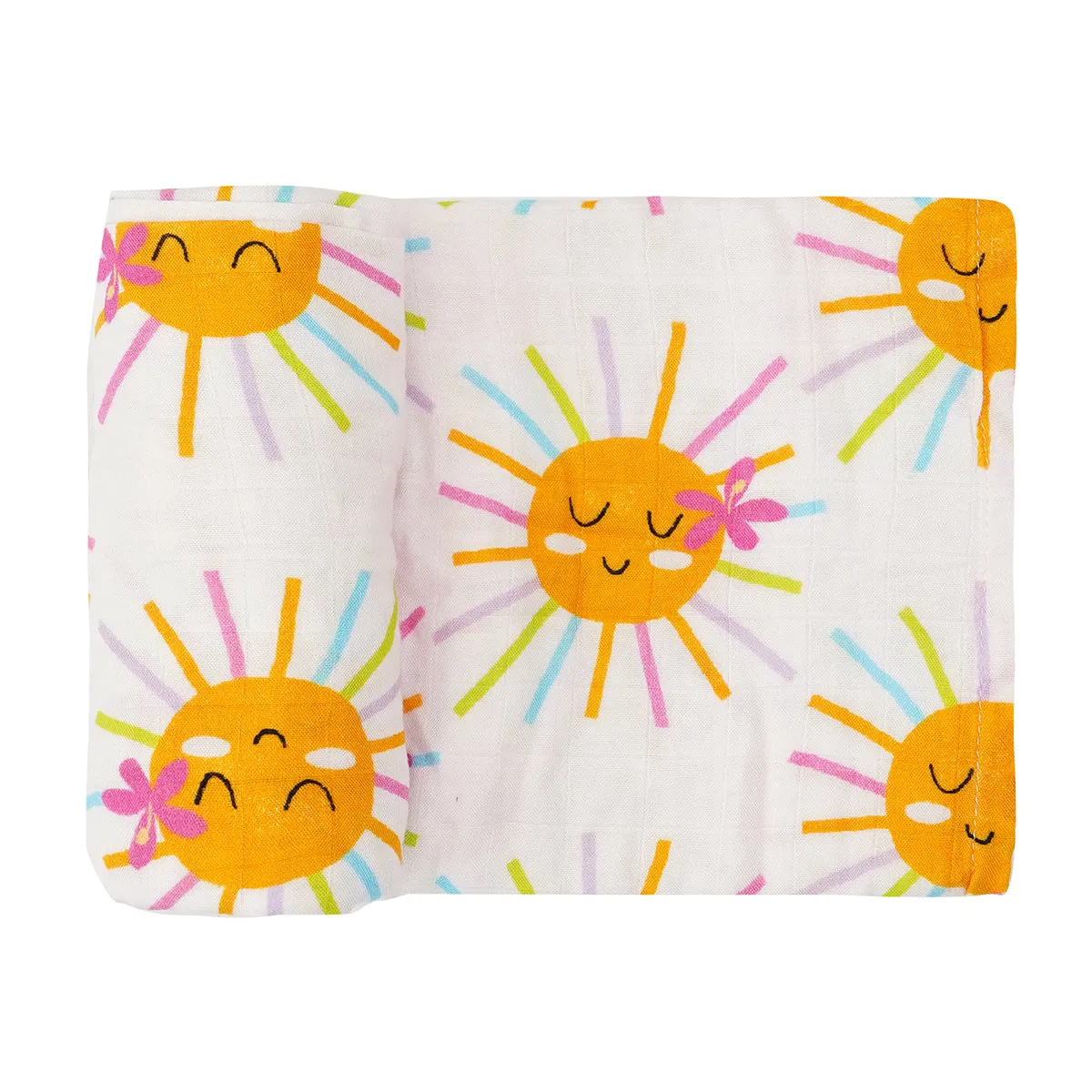 47in Sunny Love Muslin Blanket