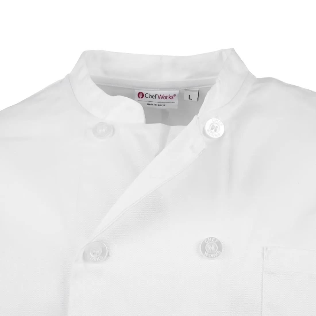 A371-XXL Chef Works Unisex Le Mans Chefs Jacket White