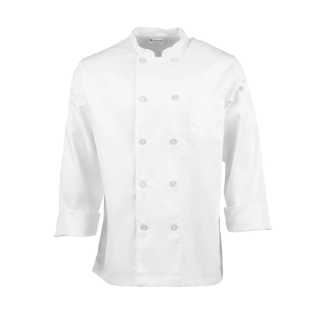 A371-XXL Chef Works Unisex Le Mans Chefs Jacket White