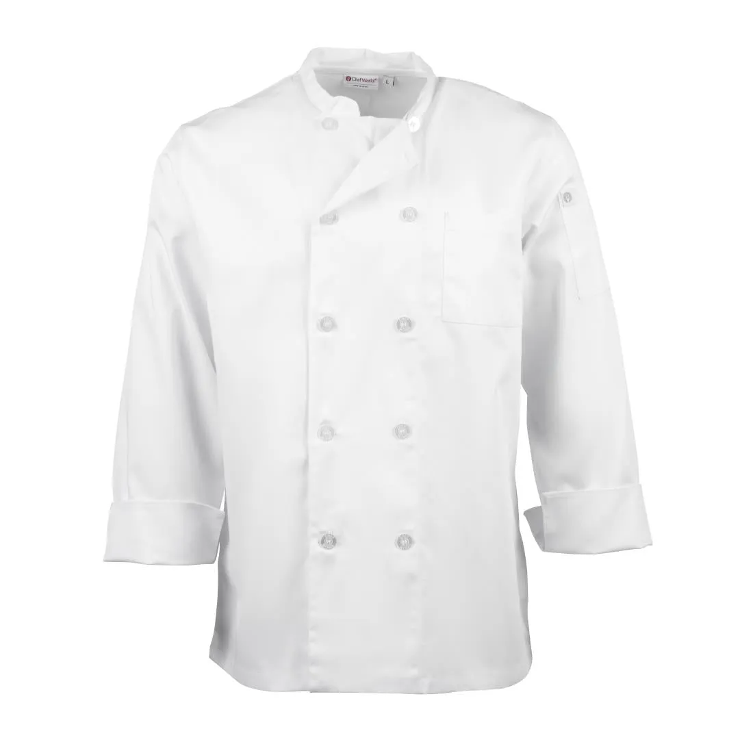 A371-XXL Chef Works Unisex Le Mans Chefs Jacket White