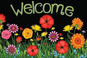 Ashley Wldflower Poppy Welcome (ASH 91512)