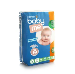 baby me Aloe Vera Mini Number 2 Baby Nappies 3-6 kg 50 pcs