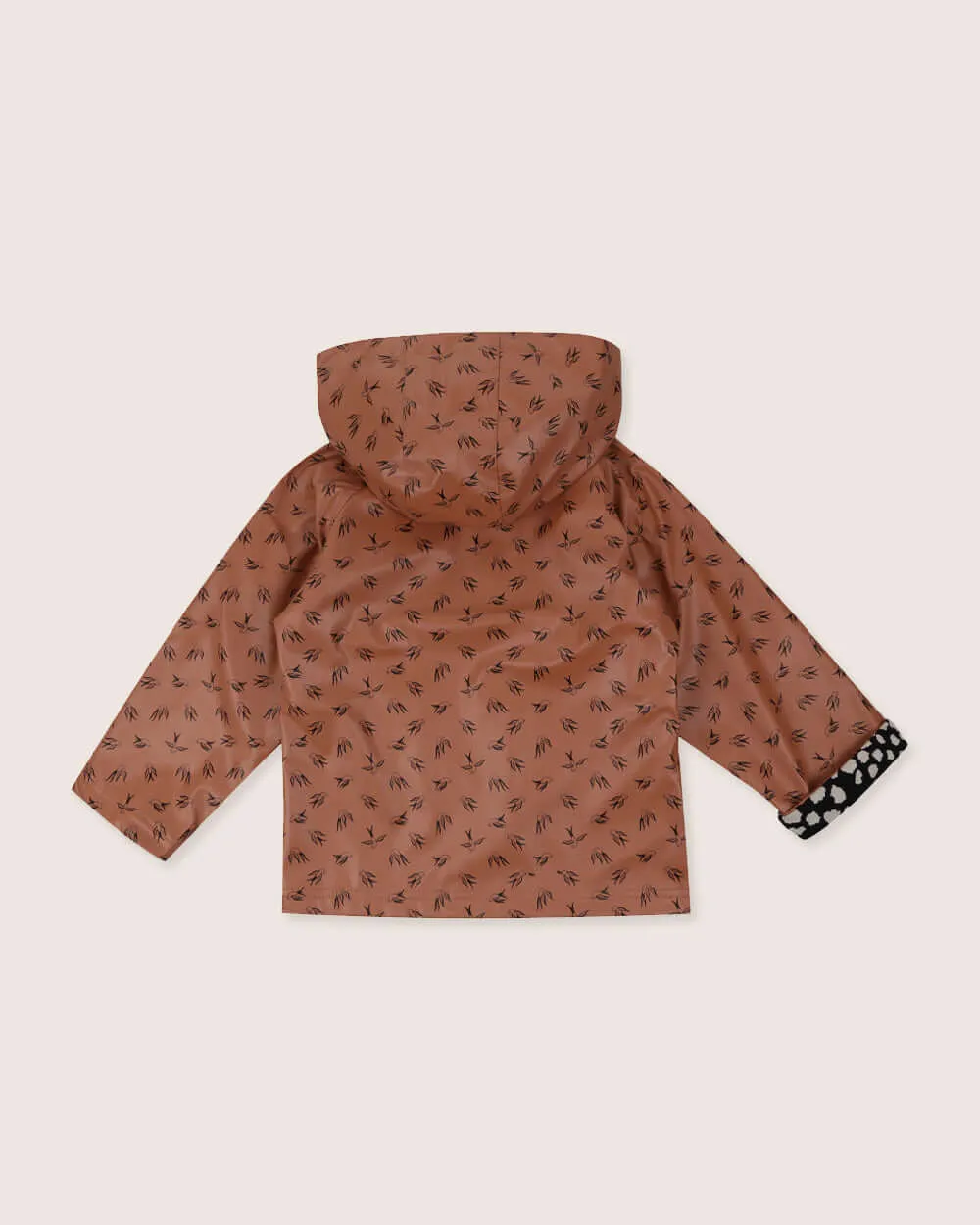 Bird Print Raincoat