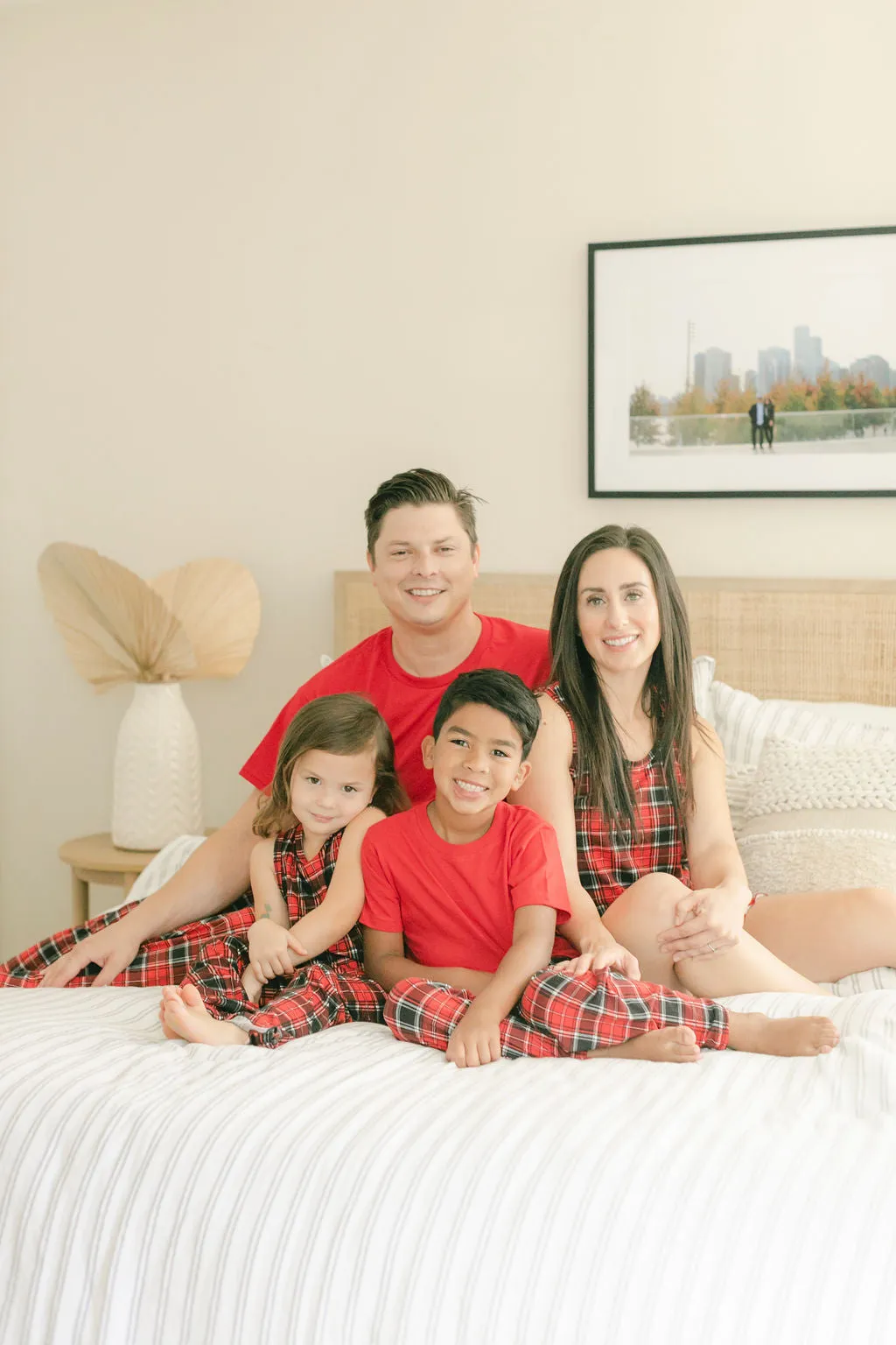 Boy's Cozy Red Plaid Pajama Pant