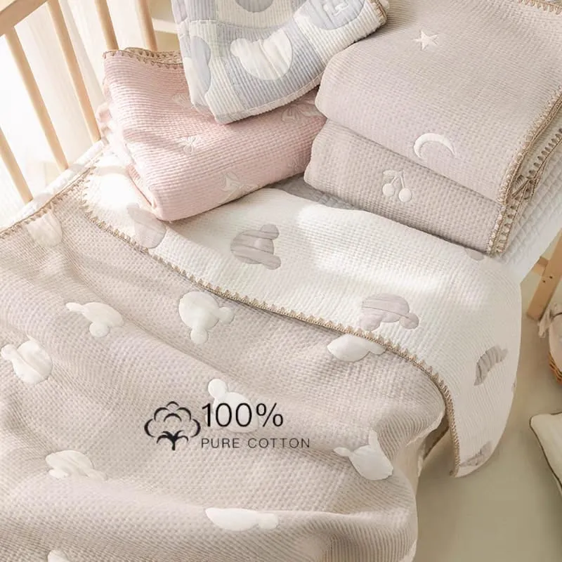 Charming Double-Sided Baby Blanket for Ultimate Comfort-Perfect for All Seasons