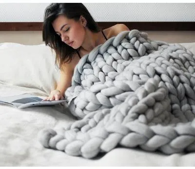 Chunky Knit Blanket