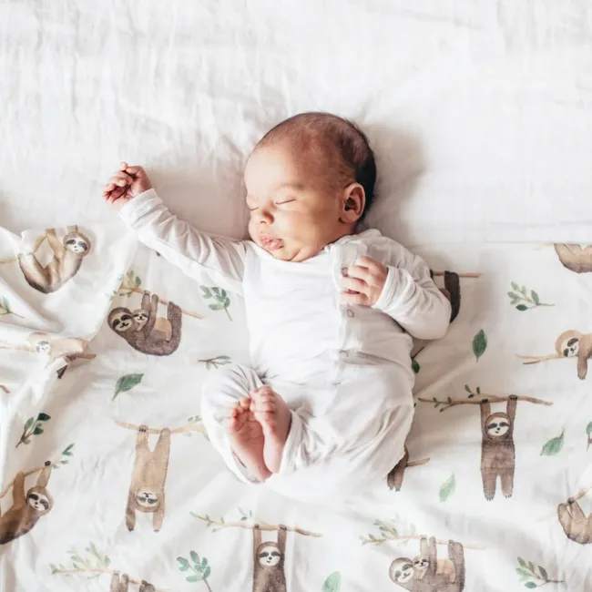 copper pearl swaddle blanket - noah