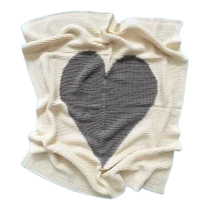 Cotton Baby Blankets - Heart