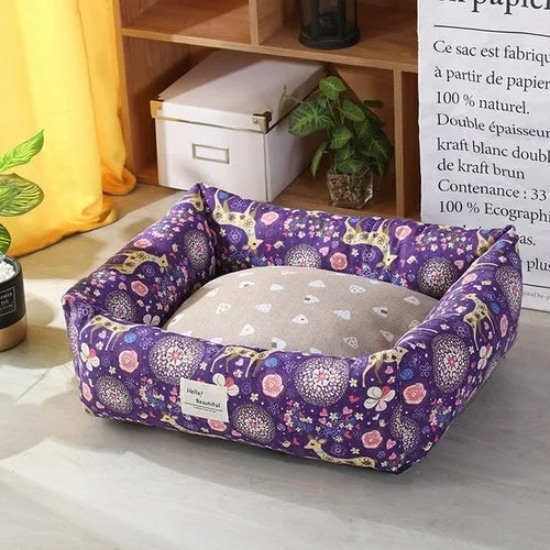 Dog mat Winter Warm Soft Cats Sleeping Bed Dog House Bed Pets Bohemia