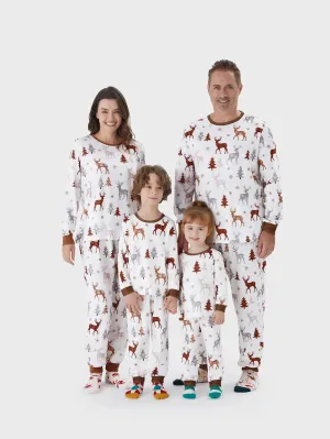 Festive Reindeer Family Matching Pajama Set