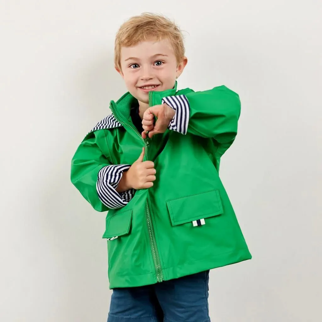 French Soda Kids Raincoat - Green