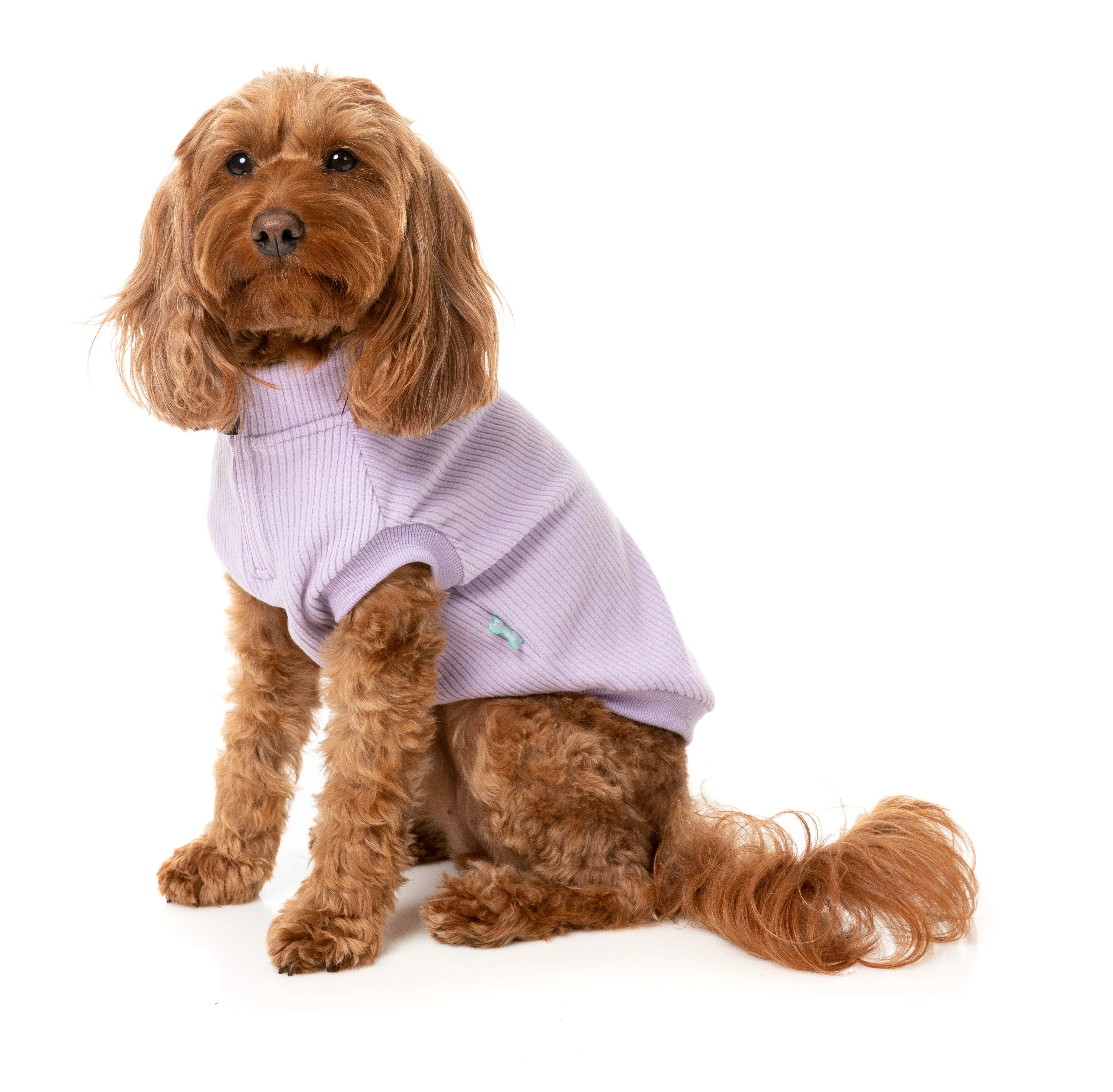 FuzzYard Cambridge Dog Sweater Lilac