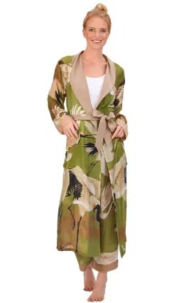 Green Heron Robe Gown