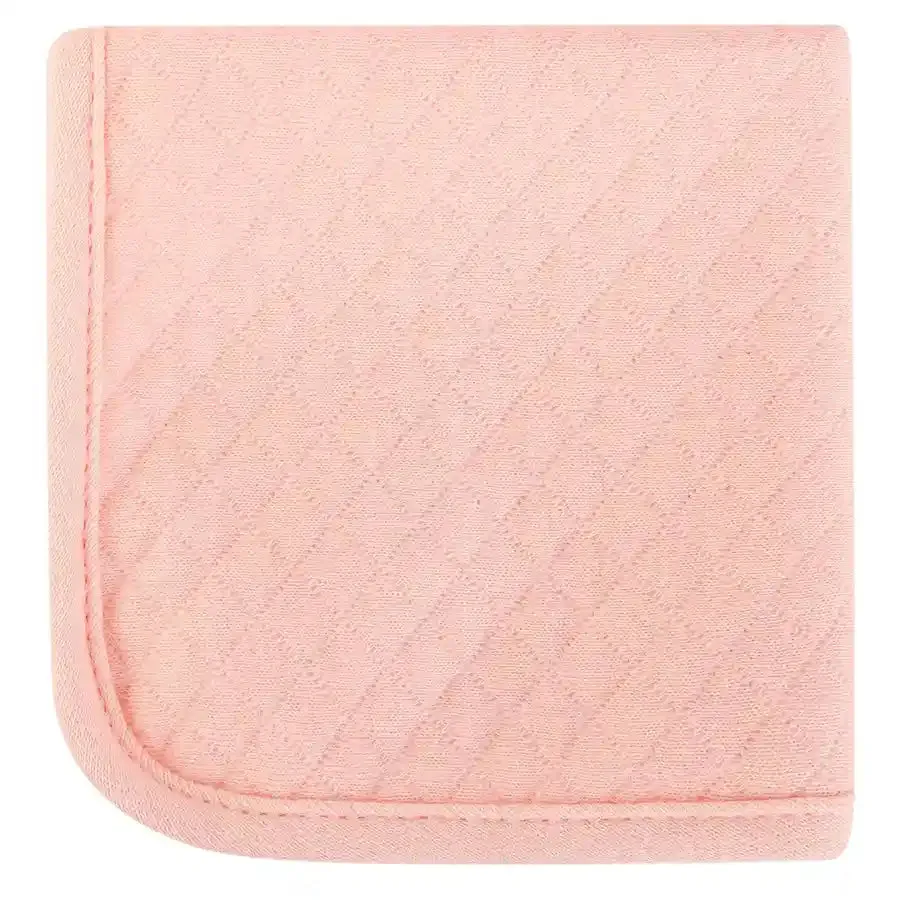 Hudson Baby 6pc Quilted Washcloths - Girl Forest