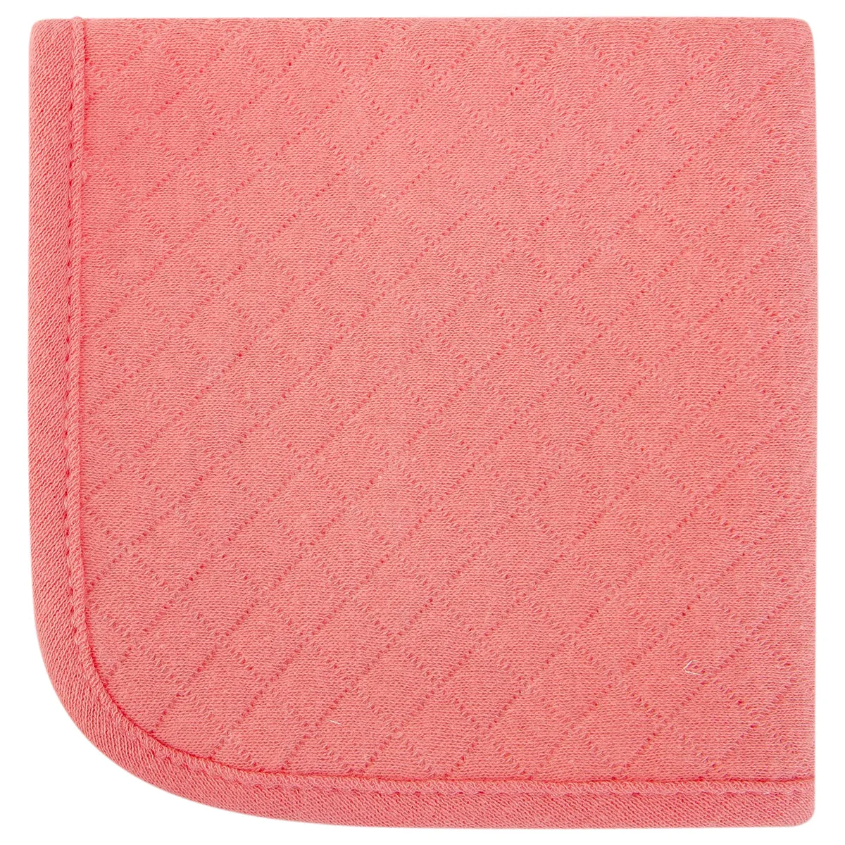 Hudson Baby 6pc Quilted Washcloths - Girl Forest