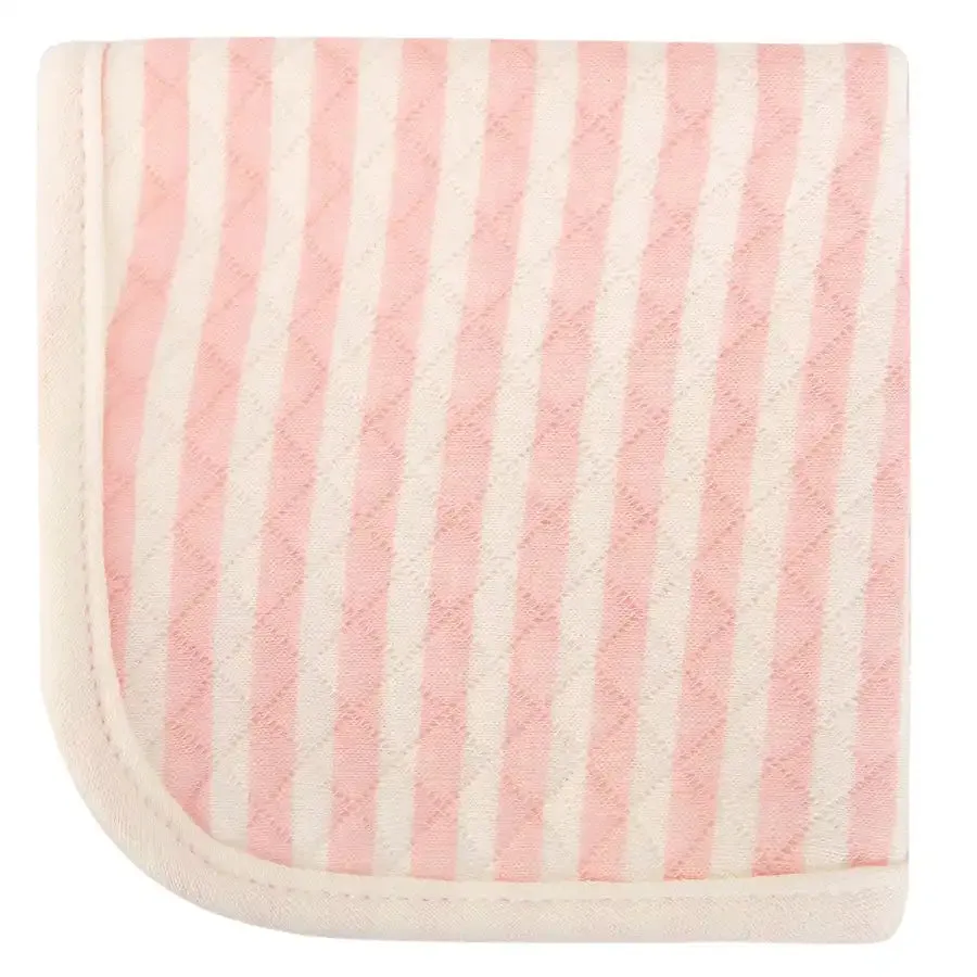 Hudson Baby 6pc Quilted Washcloths - Girl Forest