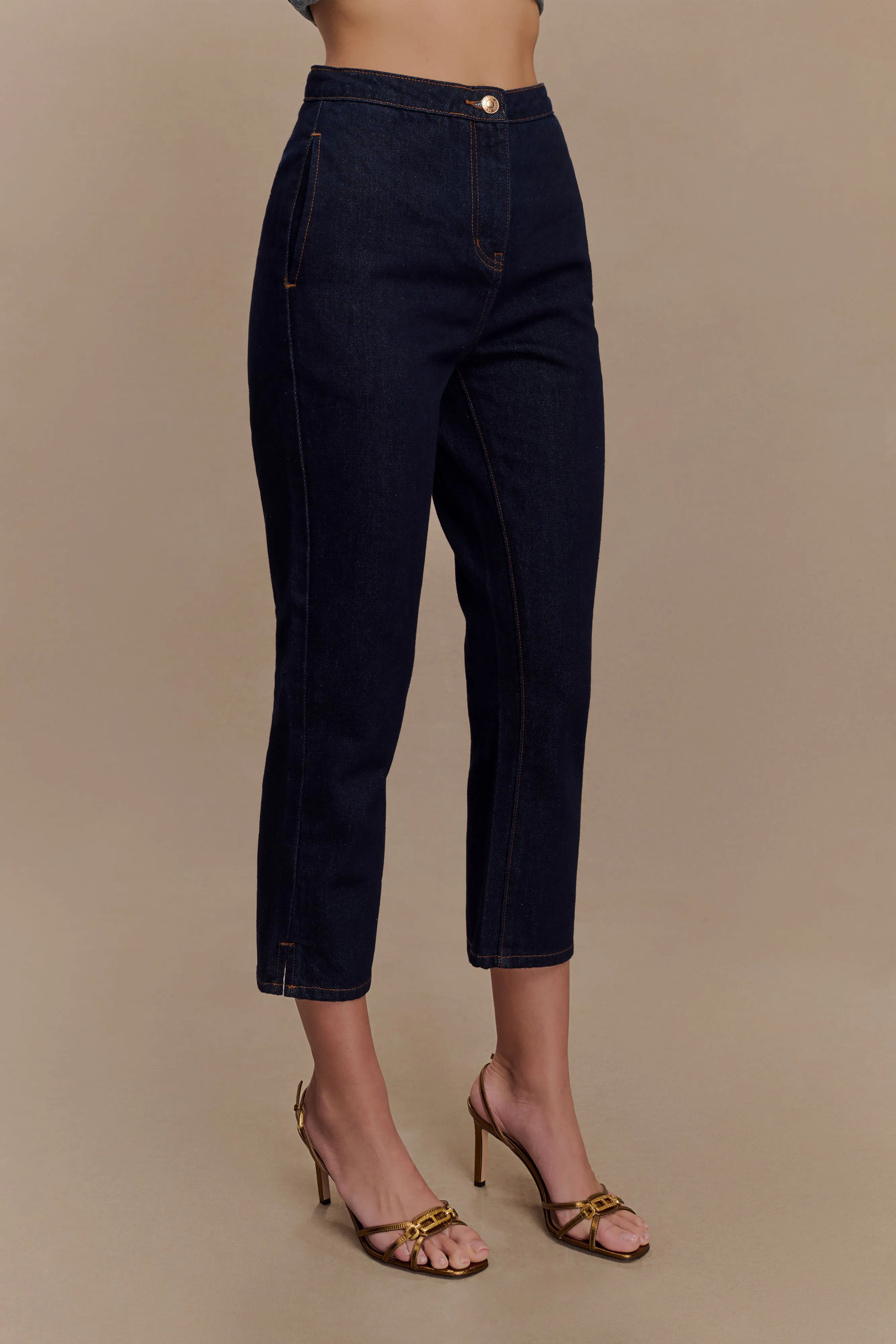 Hudson Denim Capri Pants - Indigo Blue