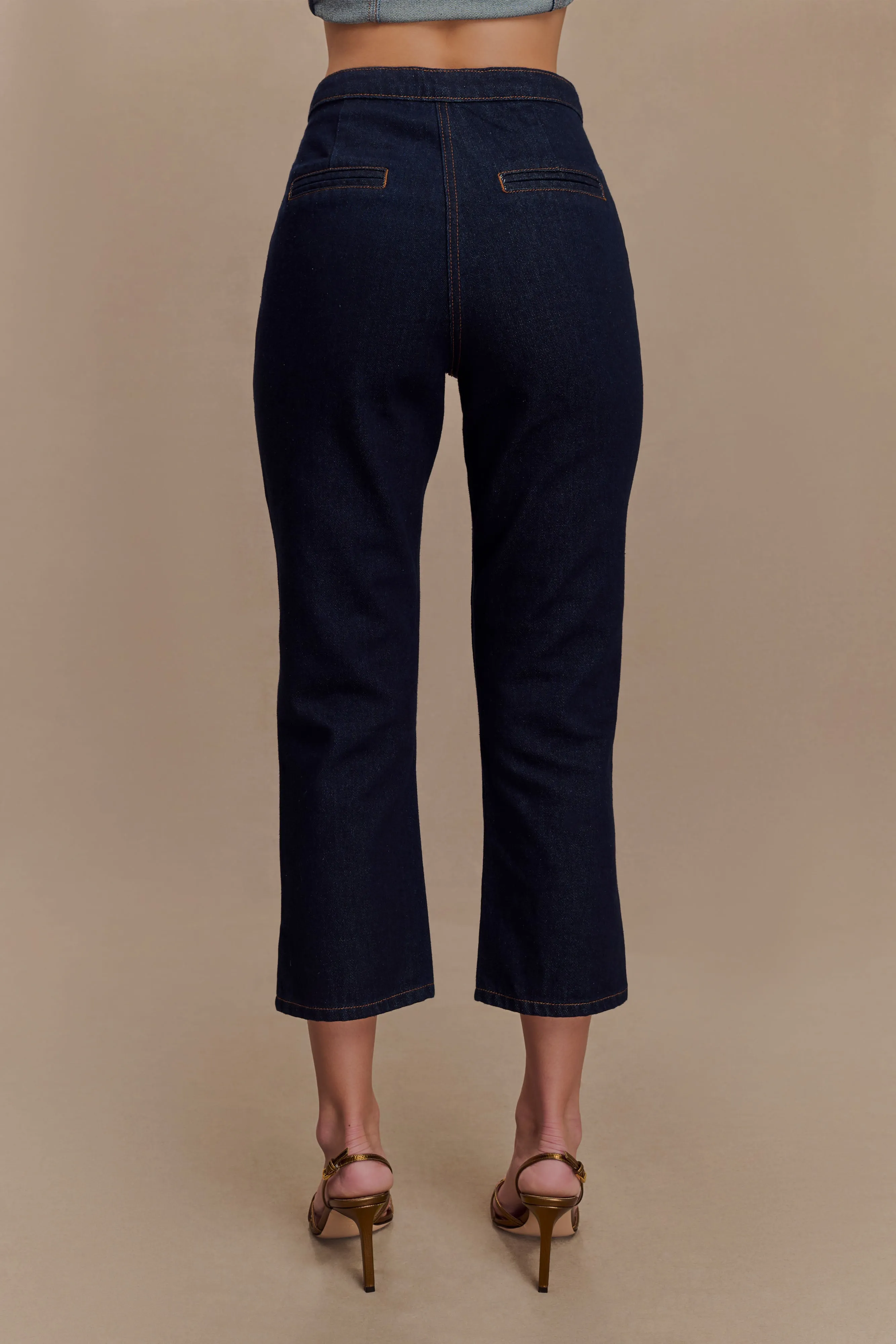 Hudson Denim Capri Pants - Indigo Blue