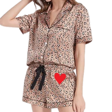 I Love You Pajama Set S/S