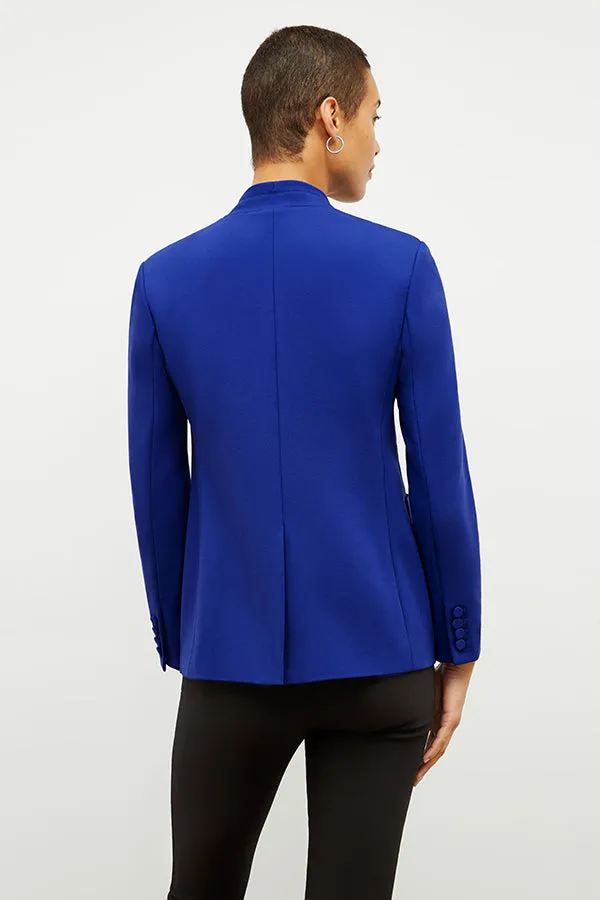 Janette Blazer - Light Ponte :: Electric Blue