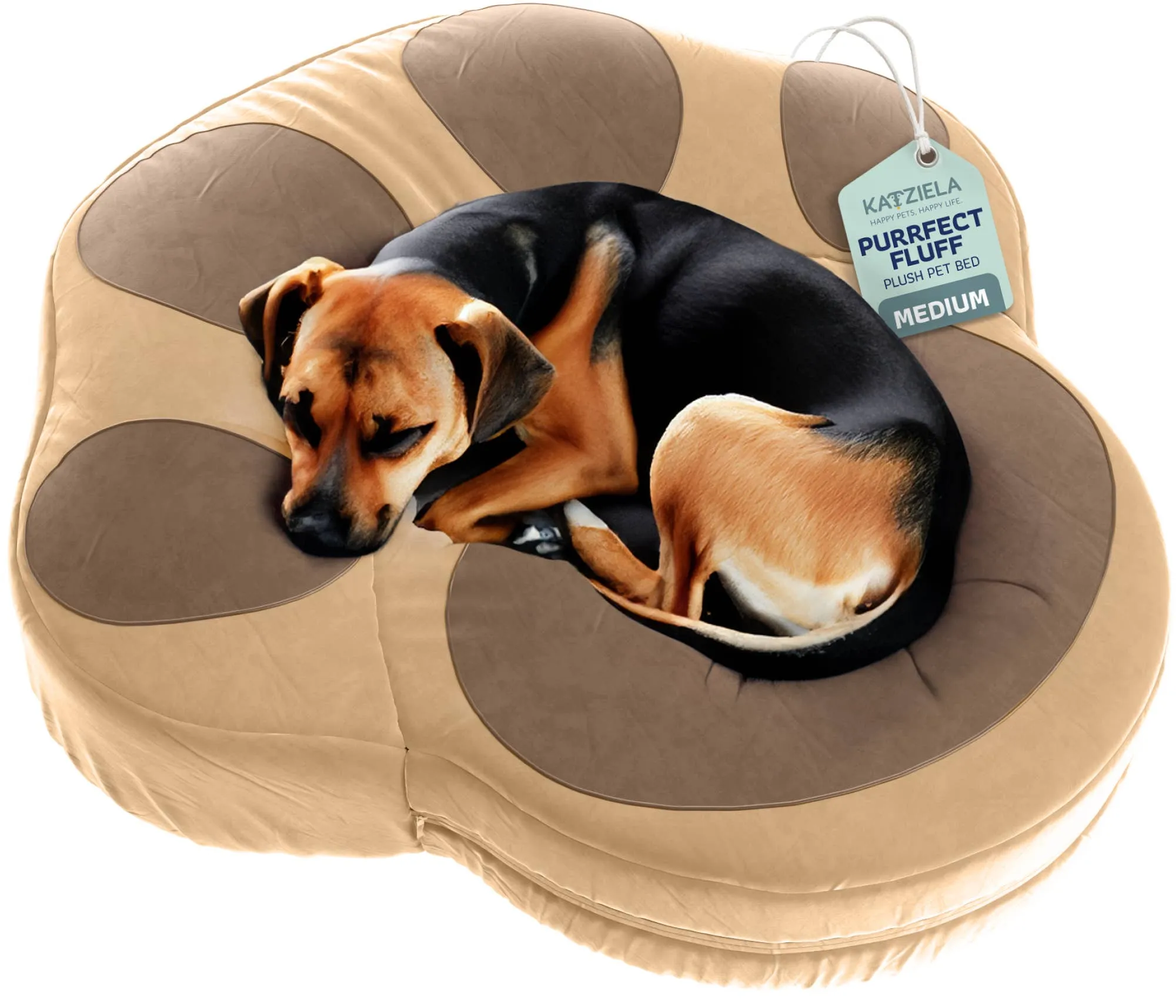 Katziela Paw Shaped Dog Bed