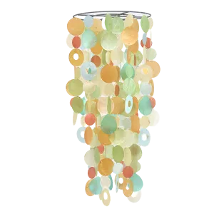 Large Tropical Flower Chandelier Chime