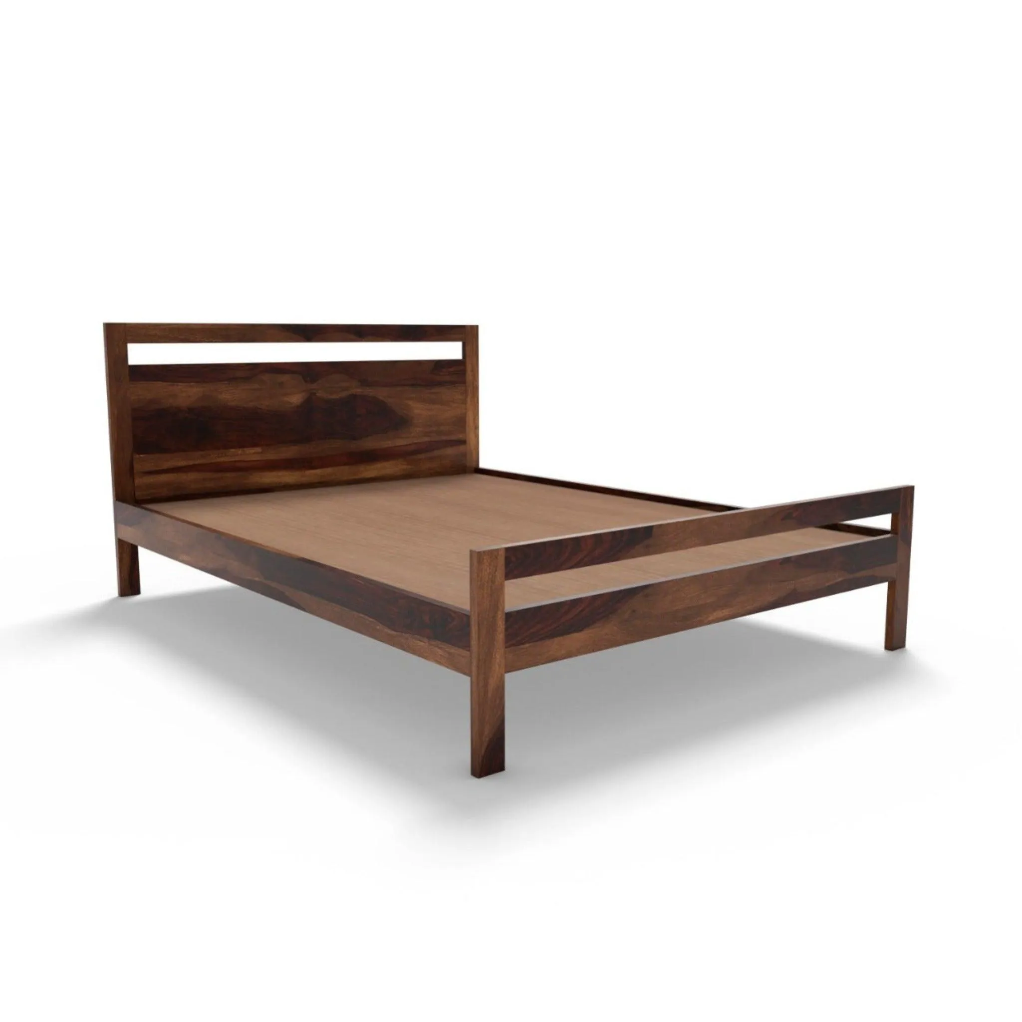 LIMA BED KING Sheesham Wood (Honey Finish)