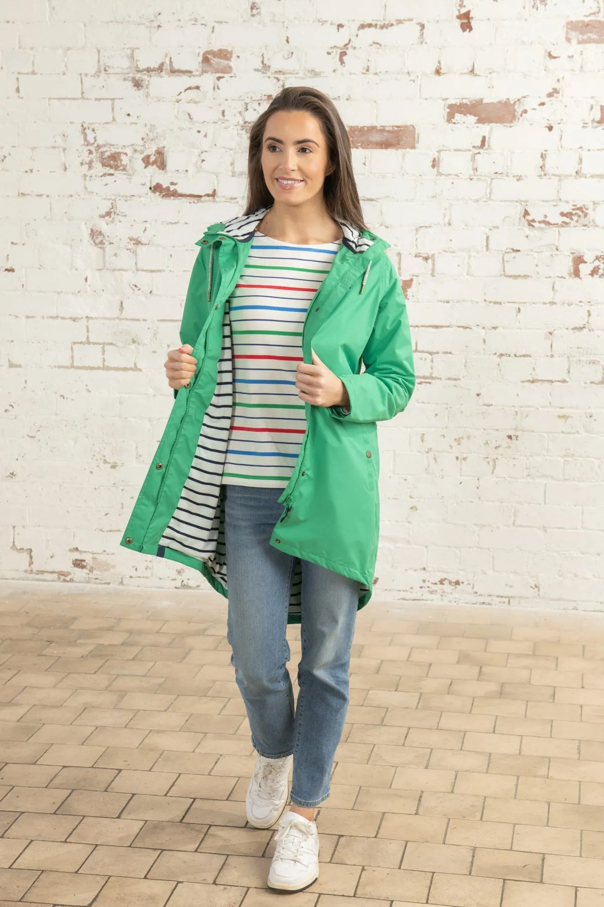 Long Beachcomber Jacket - Seagrass