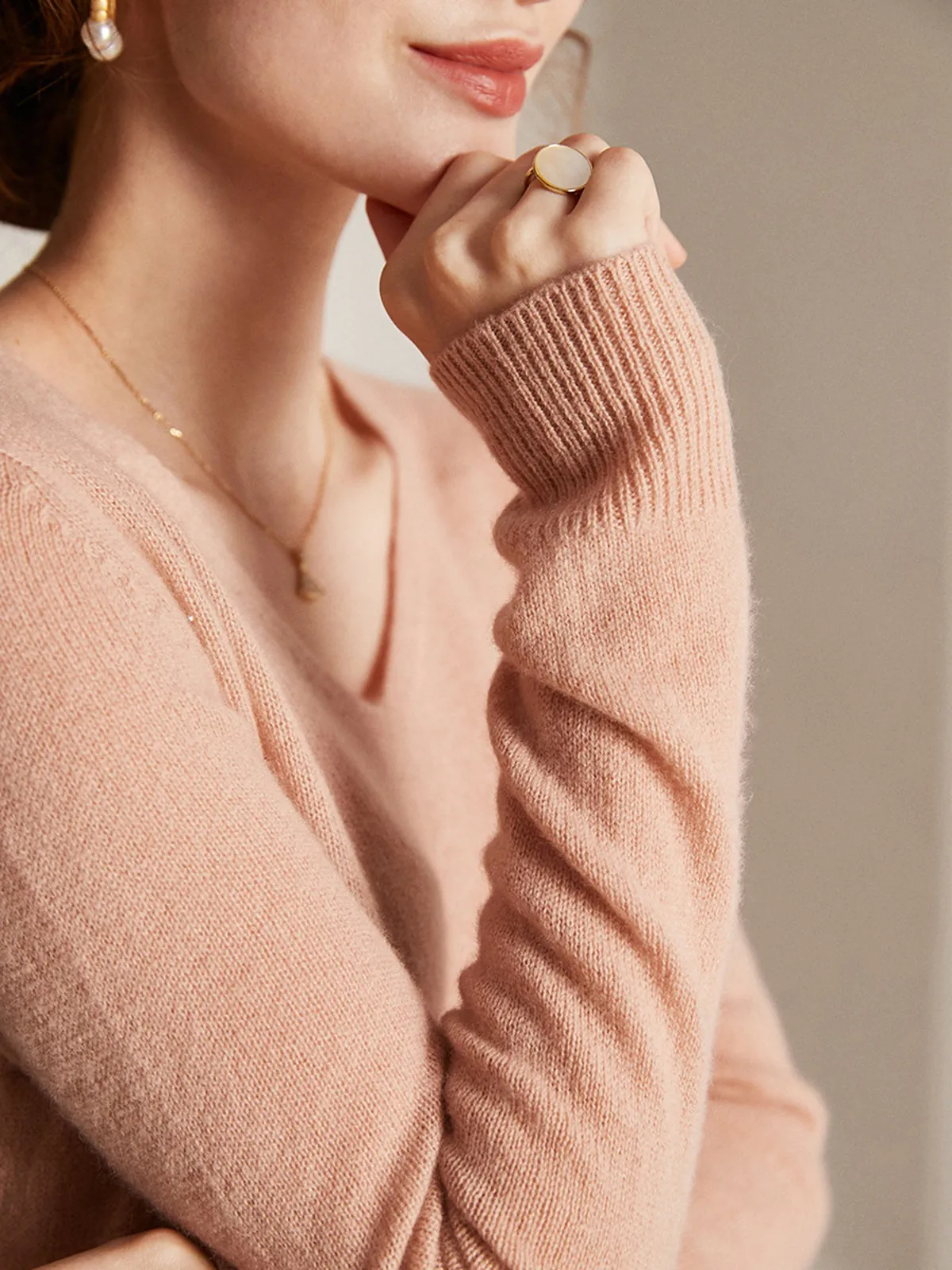 Long-Sleeved Pullover Knitted Bottoming Sweater