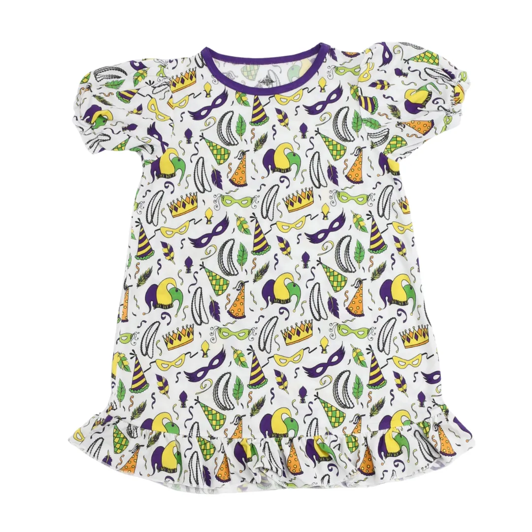 Mardi Gras Party Bamboo Play Dress