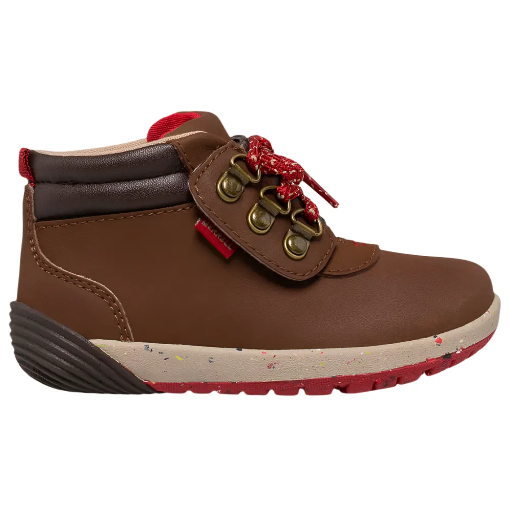 Merrell Toddler Boys Bare Steps Boot 2.0 Brown Suede