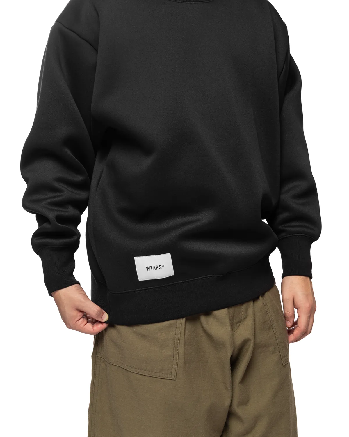 Mock Neck/Sweater/Poly. Fortless/Black