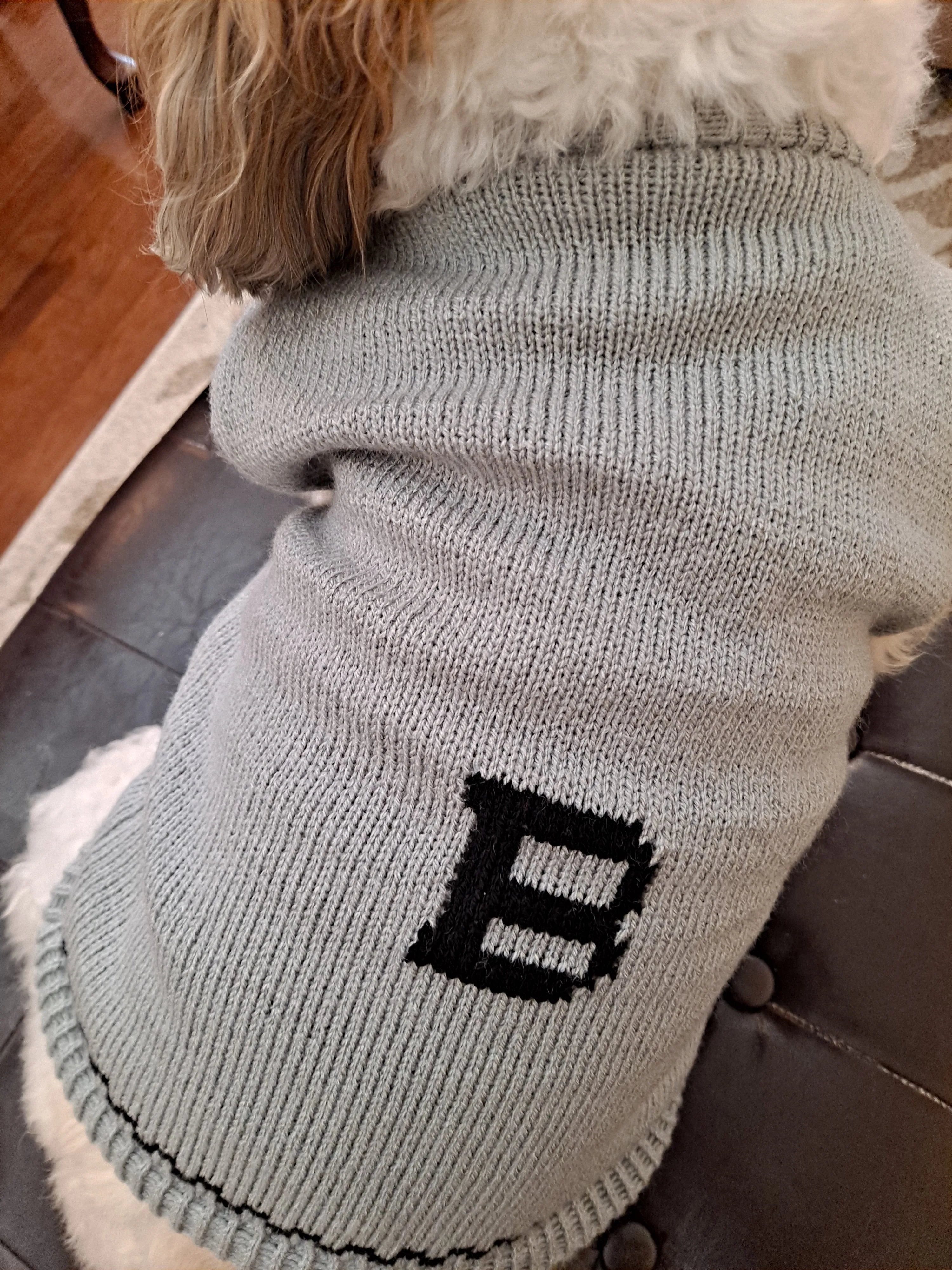 Monogram Dog Sweater in your choice of colors