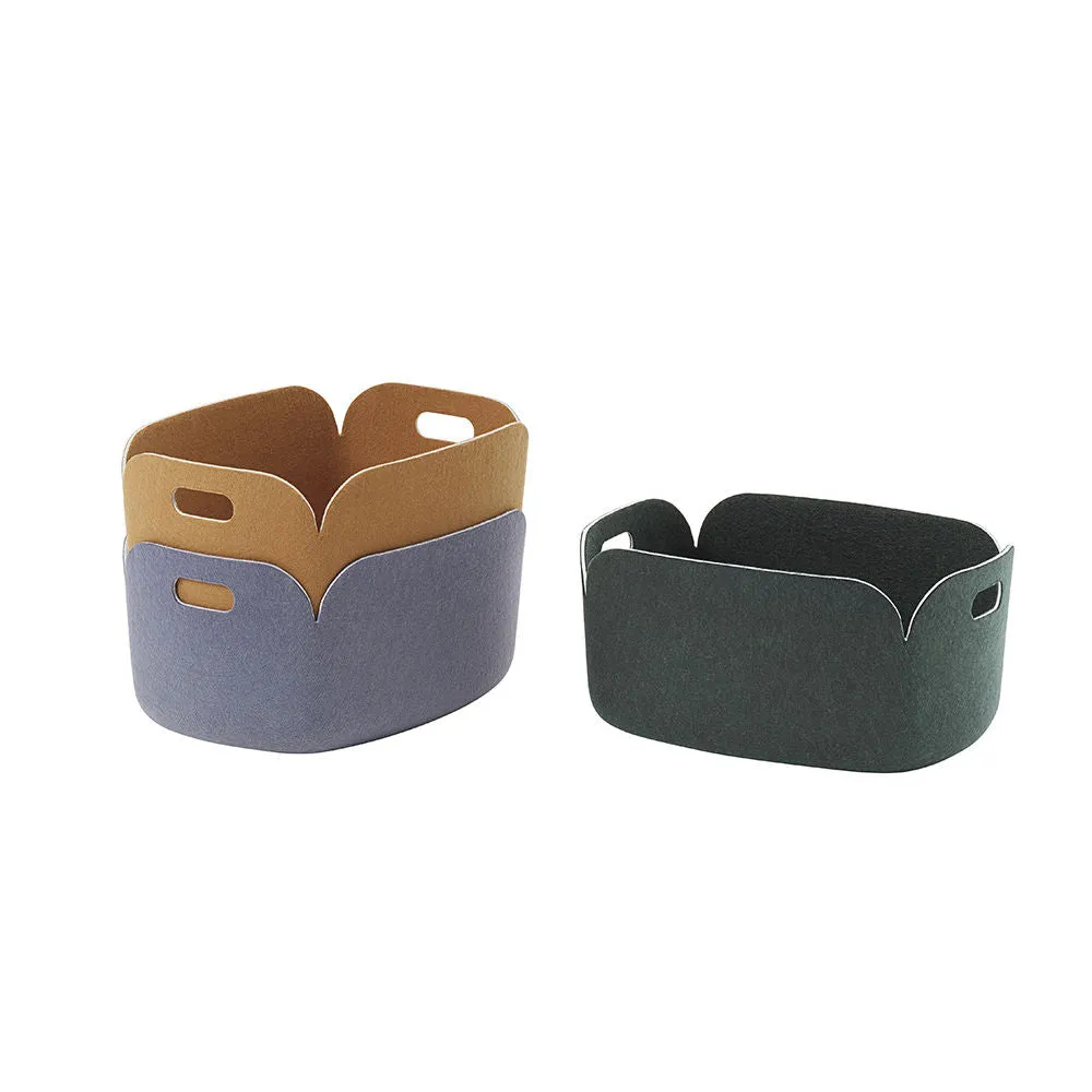 muuto | restore basket | dark green