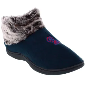 Ole Miss Rebels Faux Sheepskin Furry Top Slipper