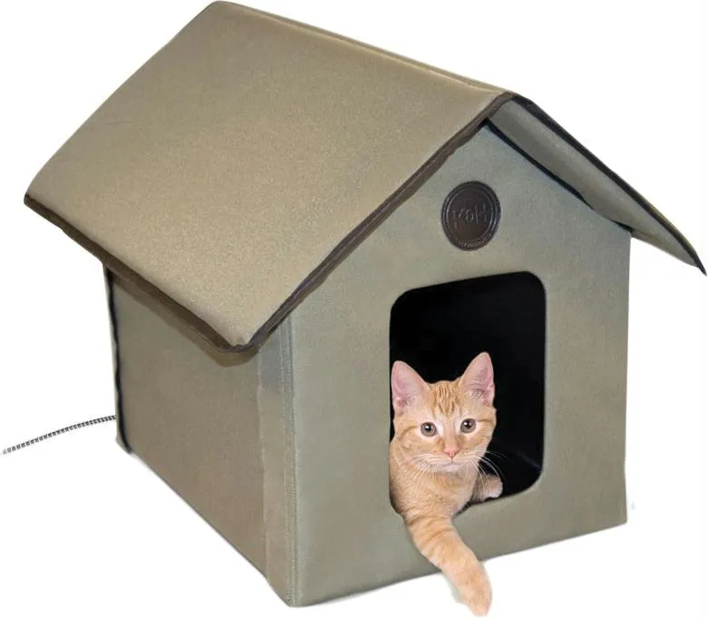 Outdoor Heated Kitty House