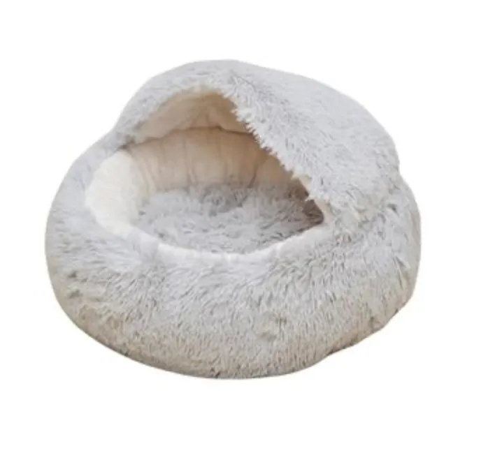 Petpals Igloo Pearl Gray Cat Bed