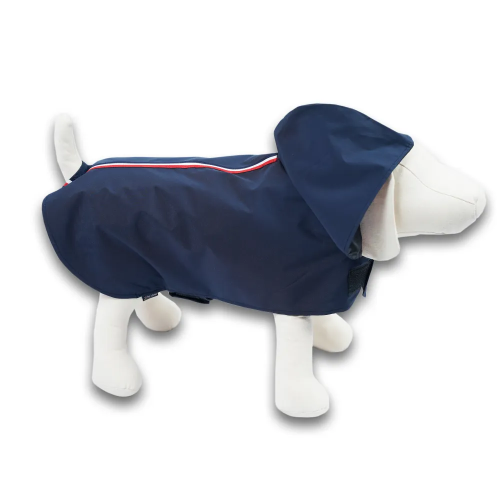 Petsnugs 100% Waterproof Raincoat for Dogs and Cats (Navy Blue)