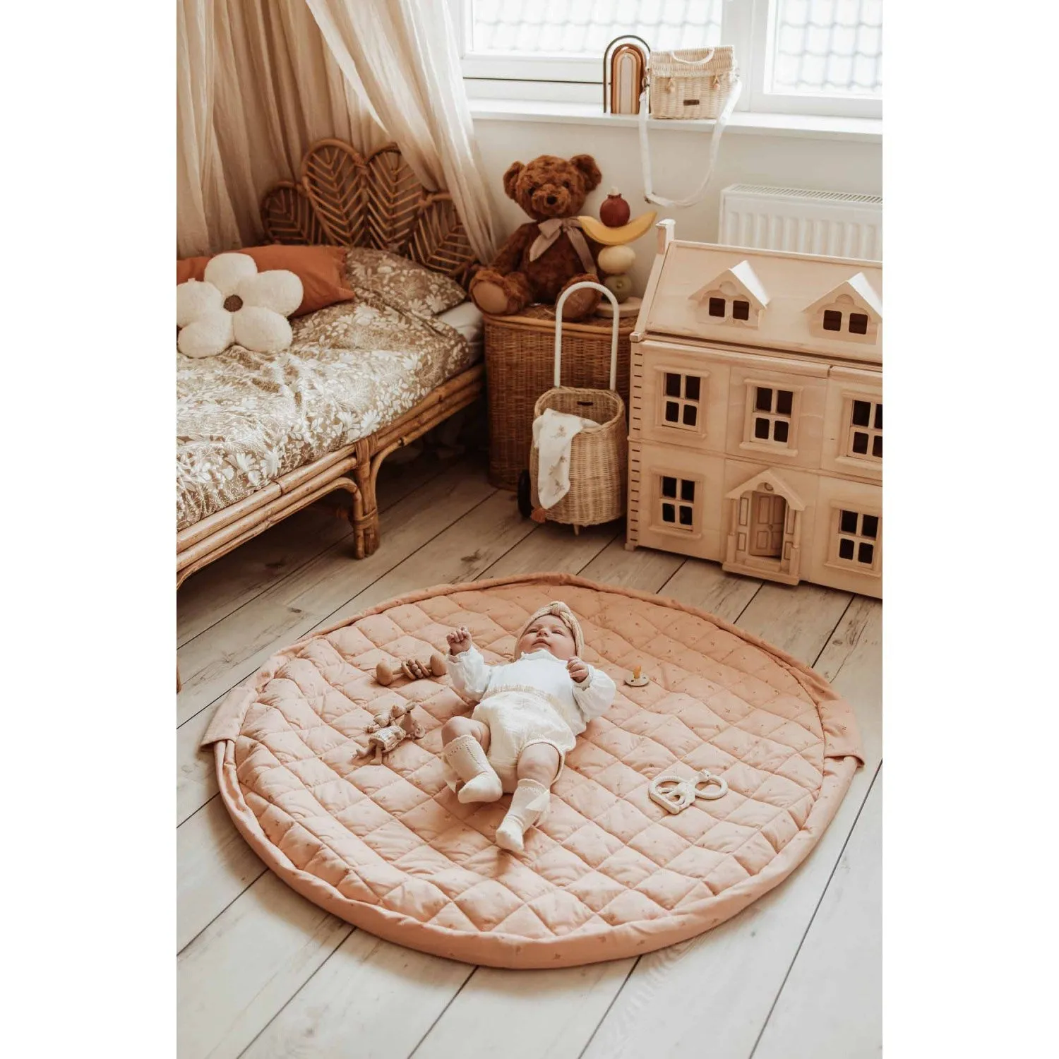 Play&Go Soft Organic Fleuri 2-in-1 Playmat