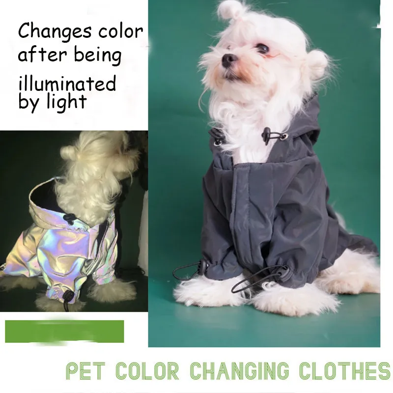 Reflective Hoodie Dog Coat