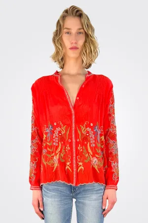 Ruelle Blouse - Red