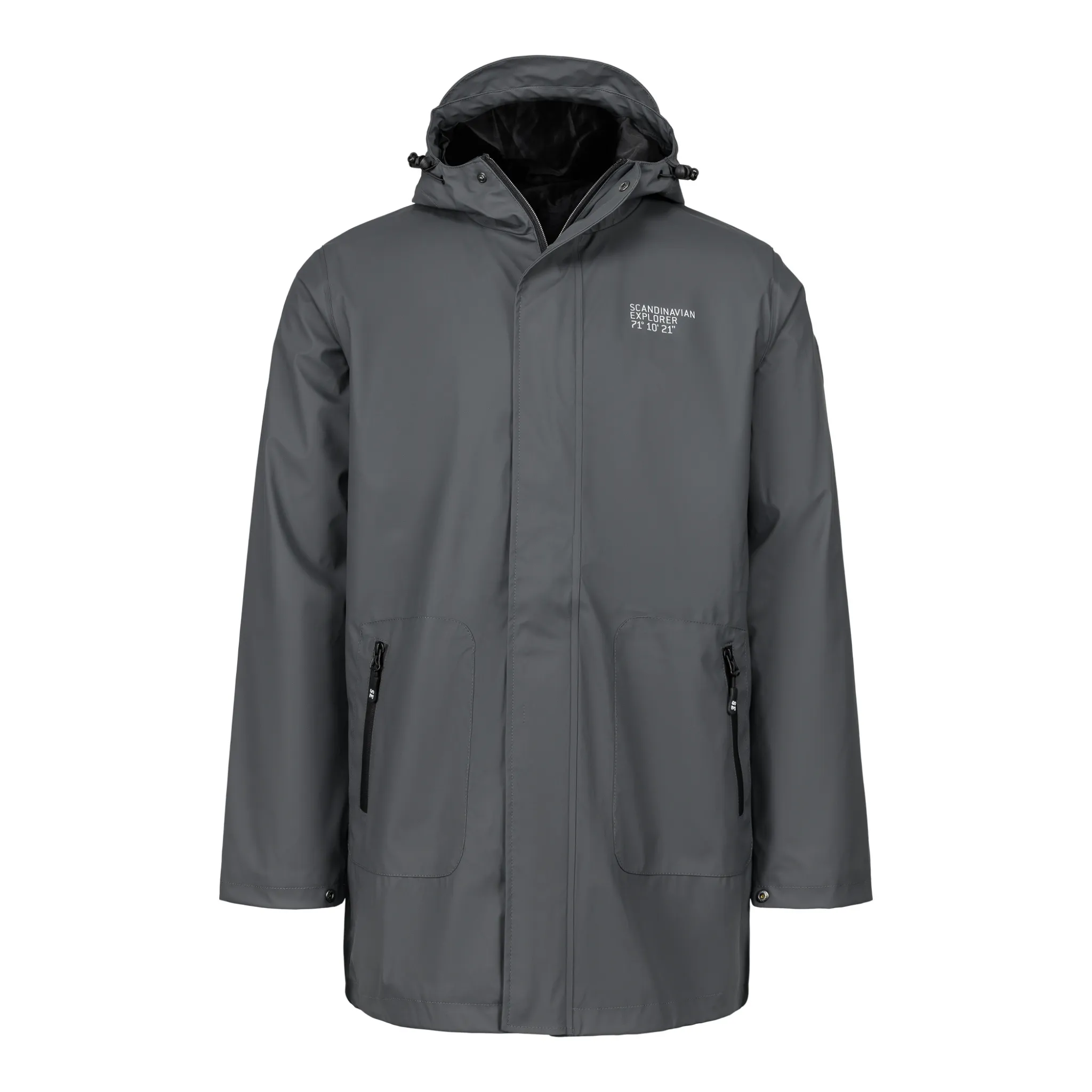 Scandinavian Raincoat - Dark Grey