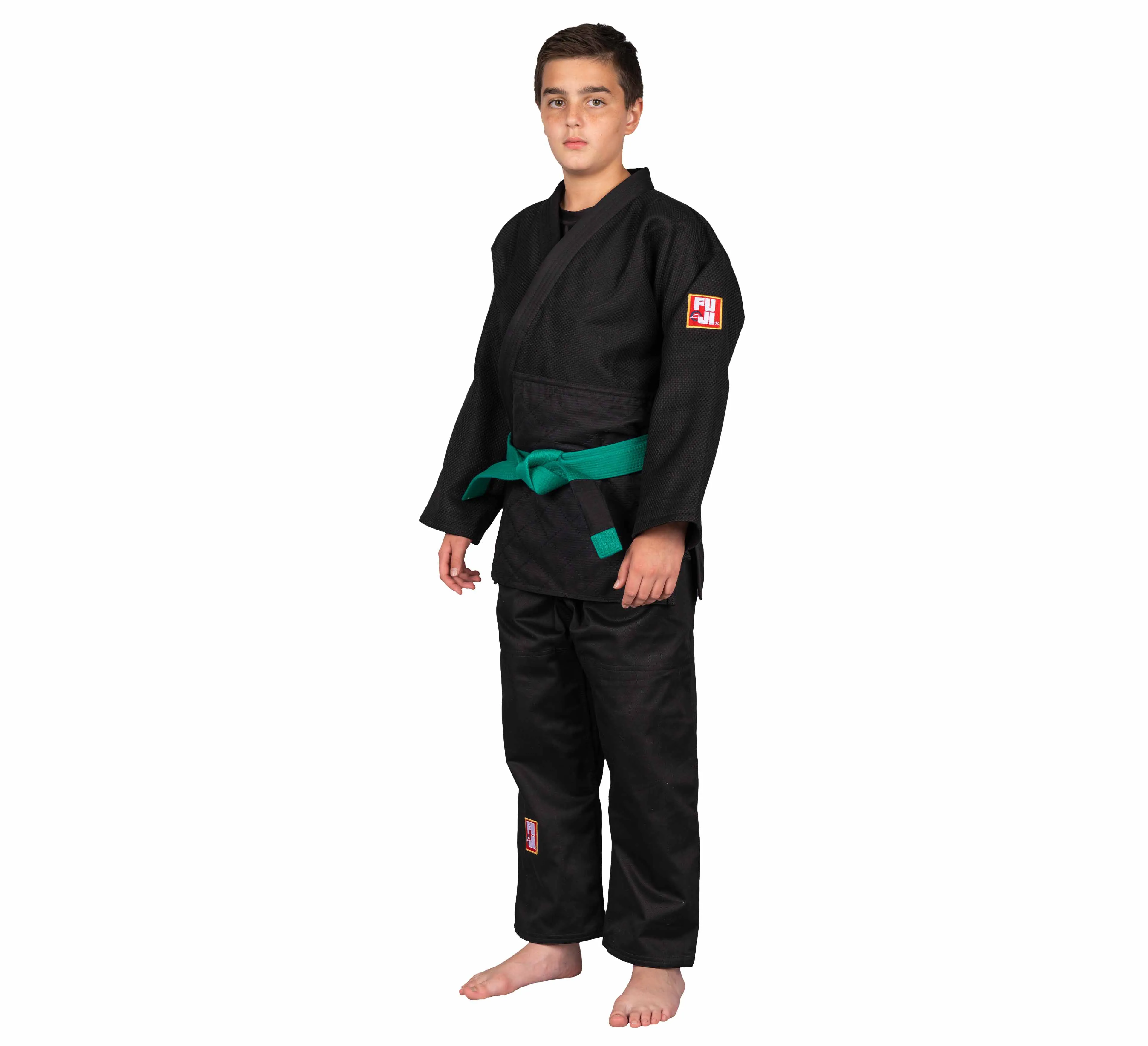 Single Weave Judo Gi Black