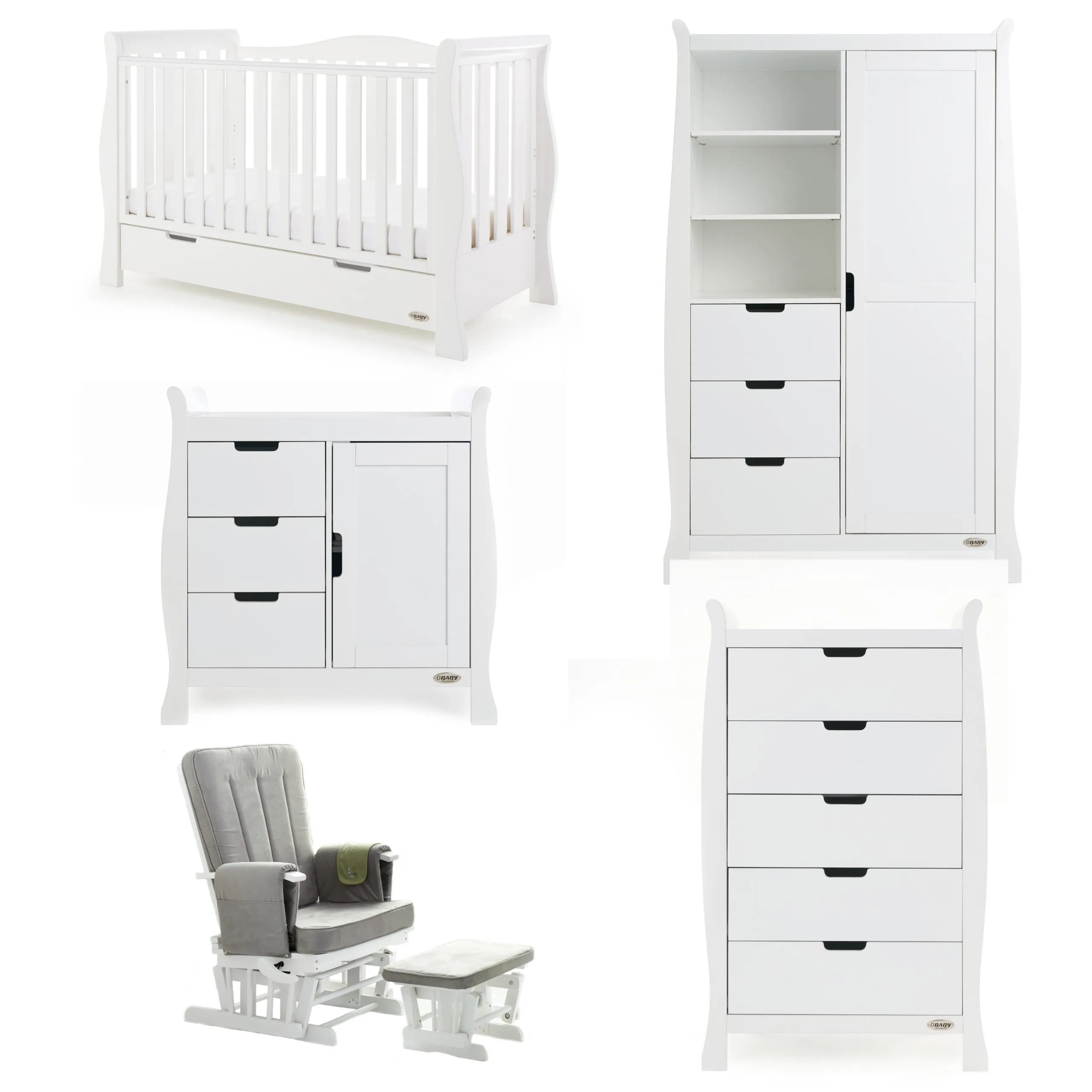 Stamford Luxe 5 Piece Nursery Room Set