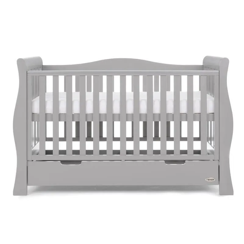 Stamford Luxe Cot Bed - Warm Grey