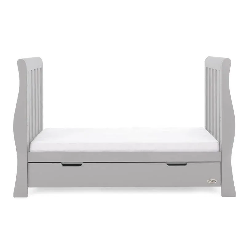 Stamford Luxe Cot Bed - Warm Grey